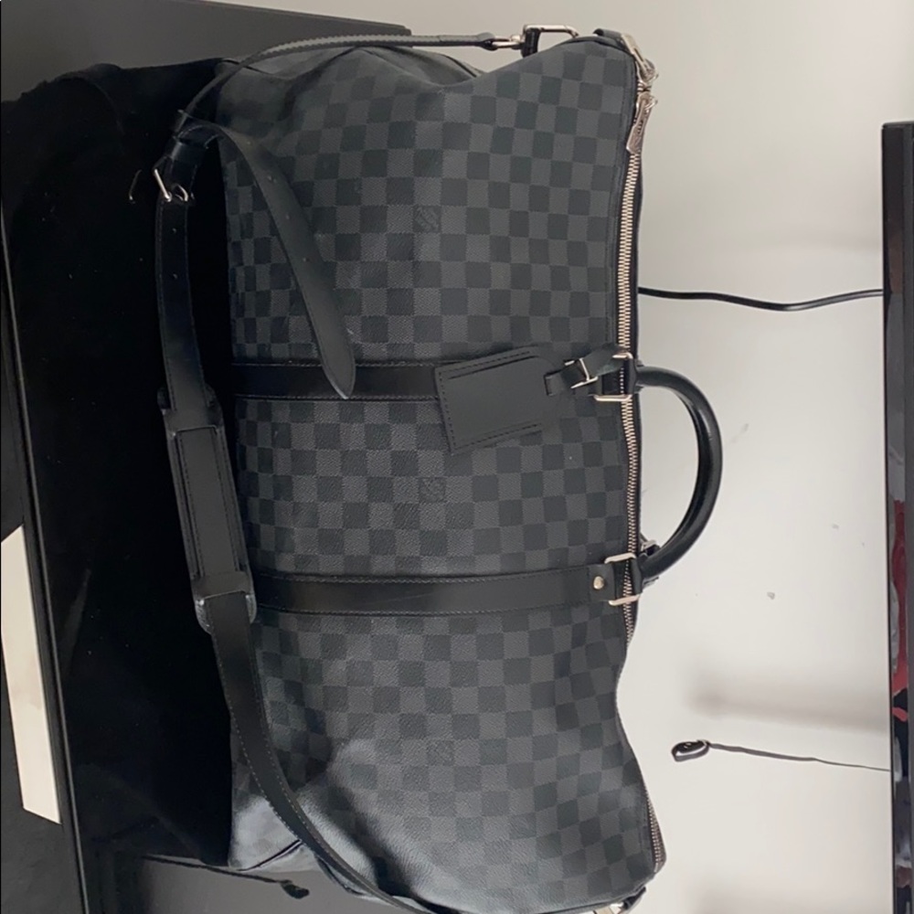 Louis vuttion duffle bag KEEPALL BANDOULIÈRE 45